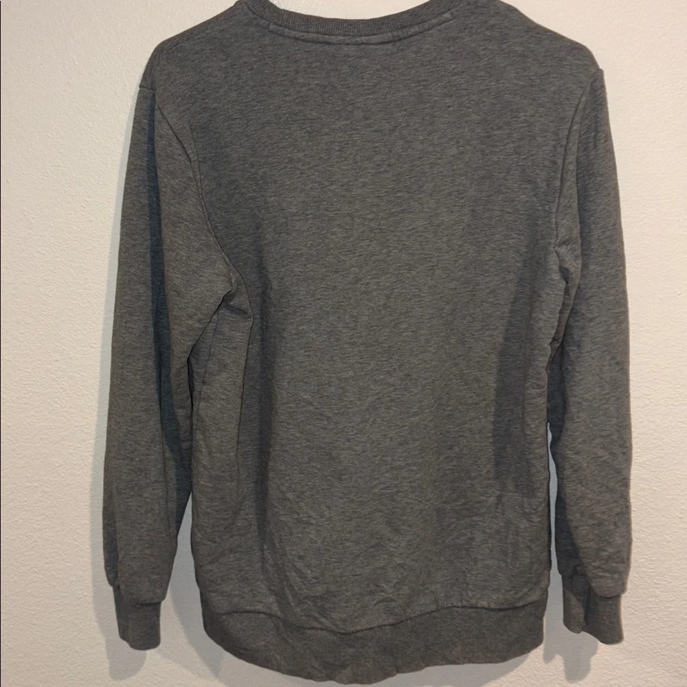 Puma Men's Crewneck Gray Sweater Small